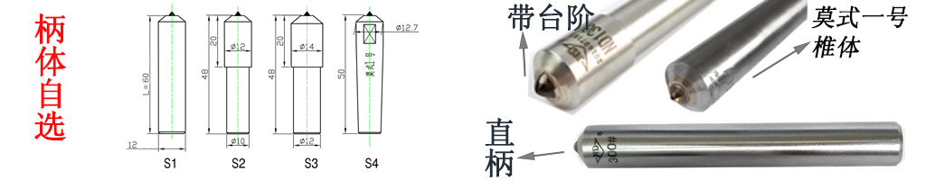 大砂輪/大氣孔砂輪用金剛筆